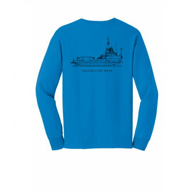 OMS Falcon LS Gildan Tee