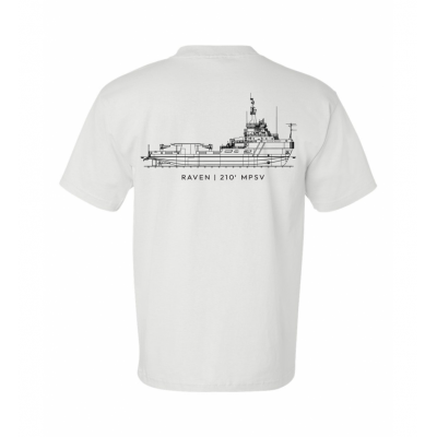 OMS Raven USA Made Preshrunk Cotton Pocket Tee