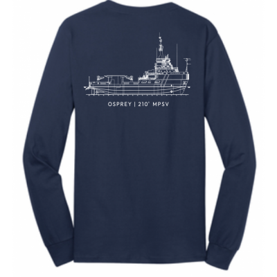 OMS Osprey LS Port&Co Tee