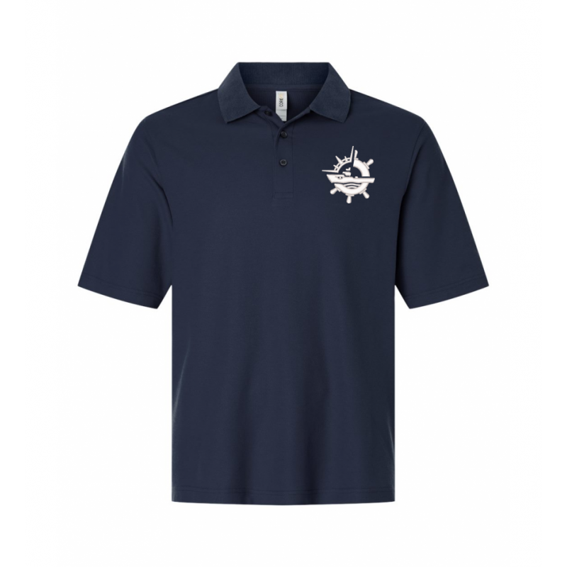 Ocean Marine Services embroidered 60/40 Cotton Polo