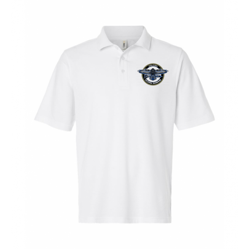OMS Falcon embroidered 60/40 Cotton Polo