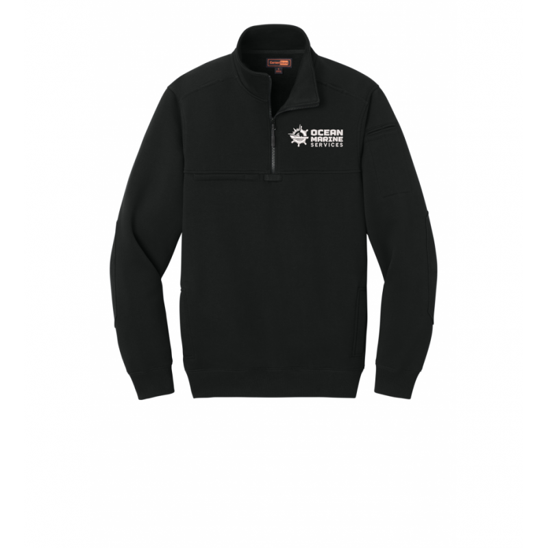 Ocean Marine Services CornerStone 1/2 ZIP Tough Fleece Job Shirt