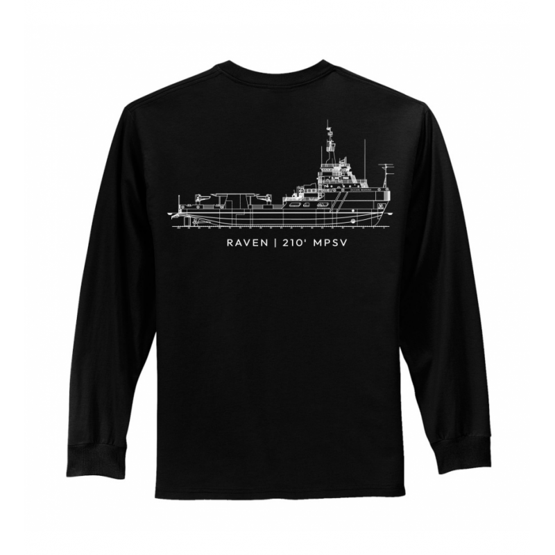 OMS Raven LS Port&Co Tee