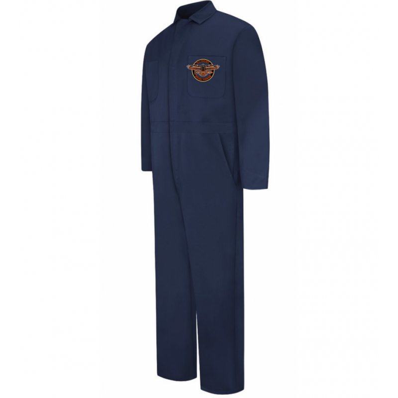 M/V Raven Red Kap Snap Front 100% Cotton Coverall
