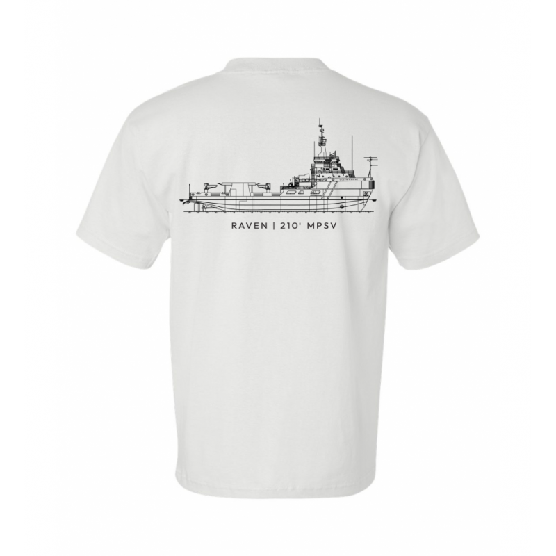 OMS Raven USA Made Preshrunk Cotton Pocket Tee