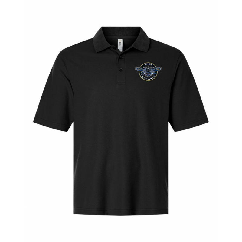 OMS Raven embroidered 60/40 Cotton Polo