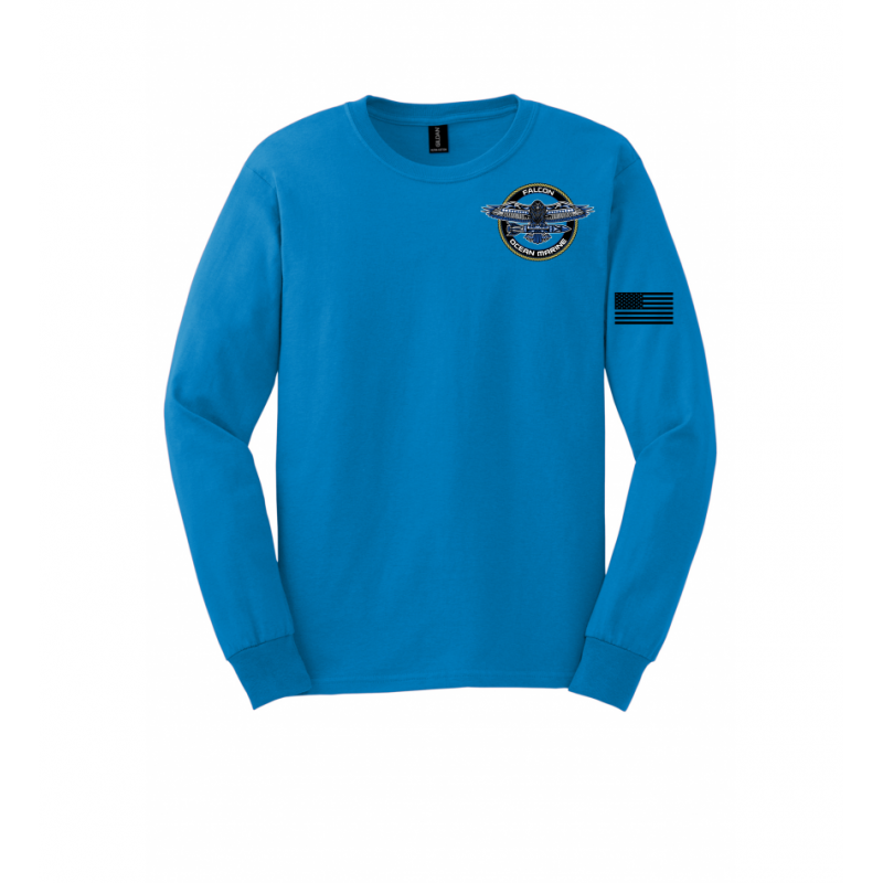 OMS Falcon LS Gildan Tee