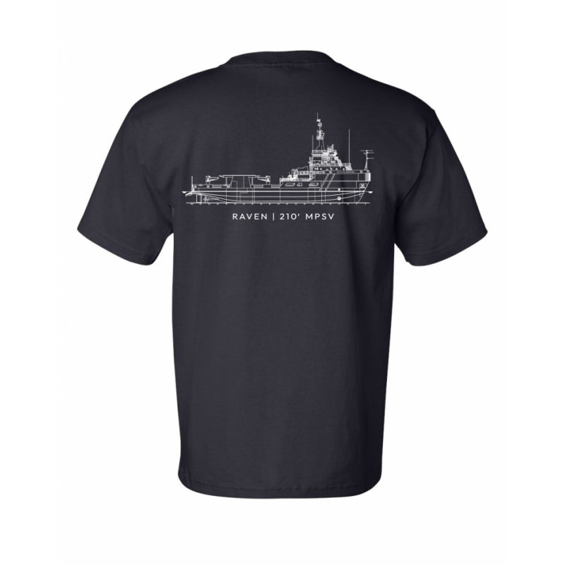 OMS Raven USA Made Preshrunk Cotton Pocket Tee