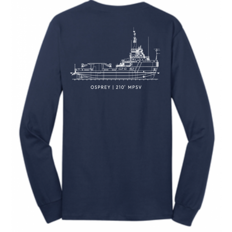 OMS Osprey LS Port&Co Tee