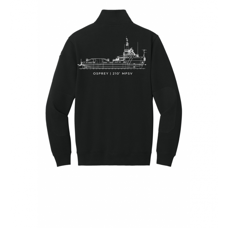 OMS Osprey CornerStone 1/2 ZIP Tough Fleece Job Shirt