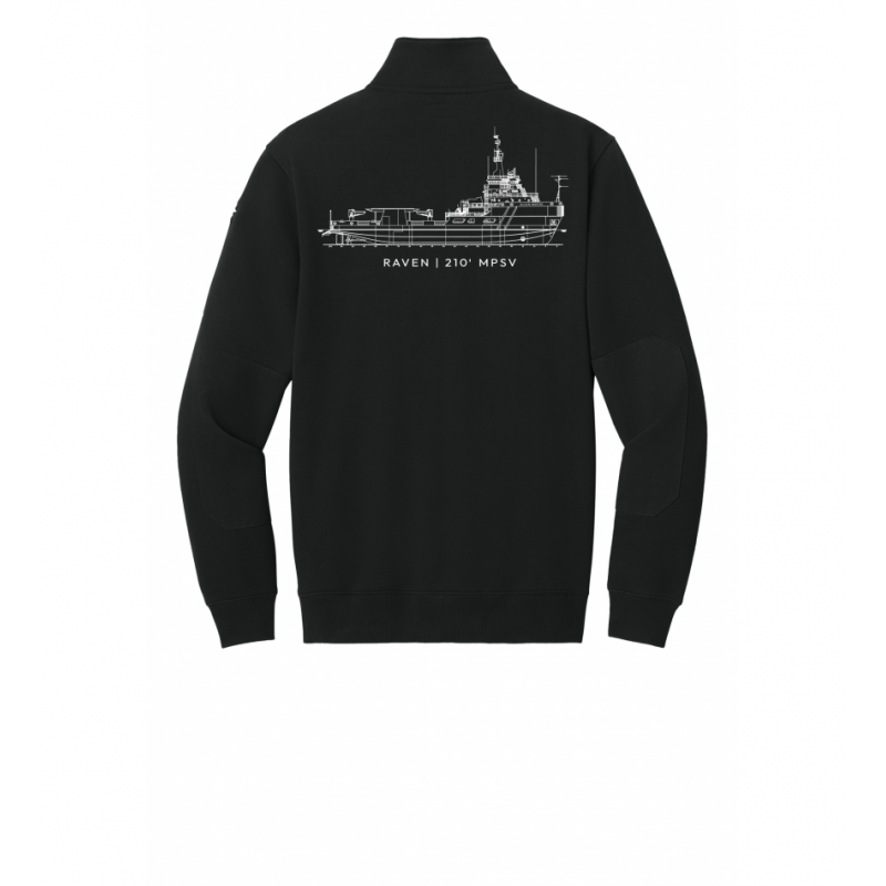 OMS Raven CornerStone 1/2 ZIP Tough Fleece Job Shirt