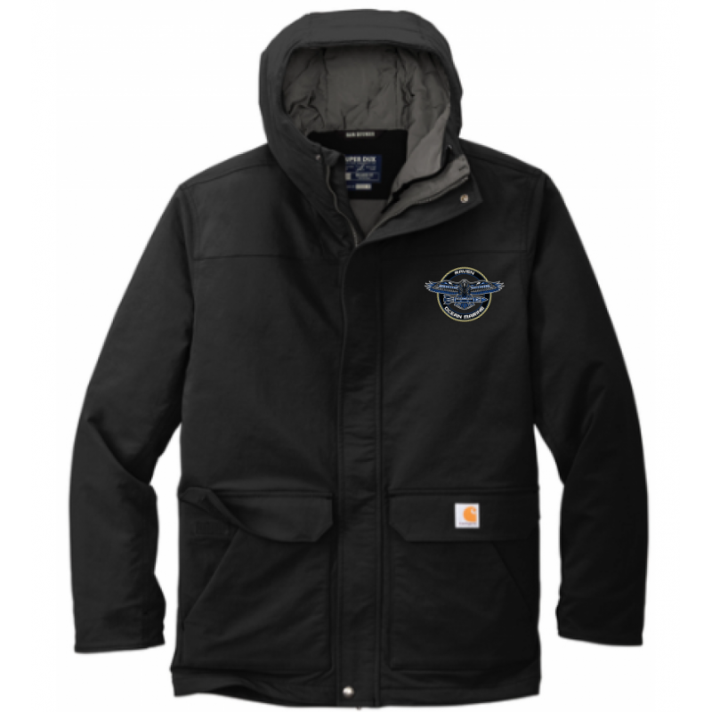 OMS Raven Carhartt Super Duxe Insulated Hooded Coat