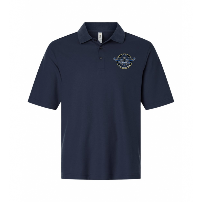 OMS Raven embroidered 60/40 Cotton Polo